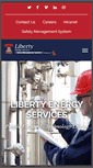 Mobile Screenshot of libertyenergyservices.com